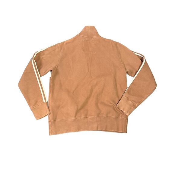 Vintage 90s A&W RootBeer Track Jacket Brown Stripe Mens 2XL - Picture 4 of 4